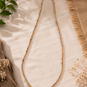 Original Tulsi / Wooden Beads Long Kanthi Mala for Men & Women