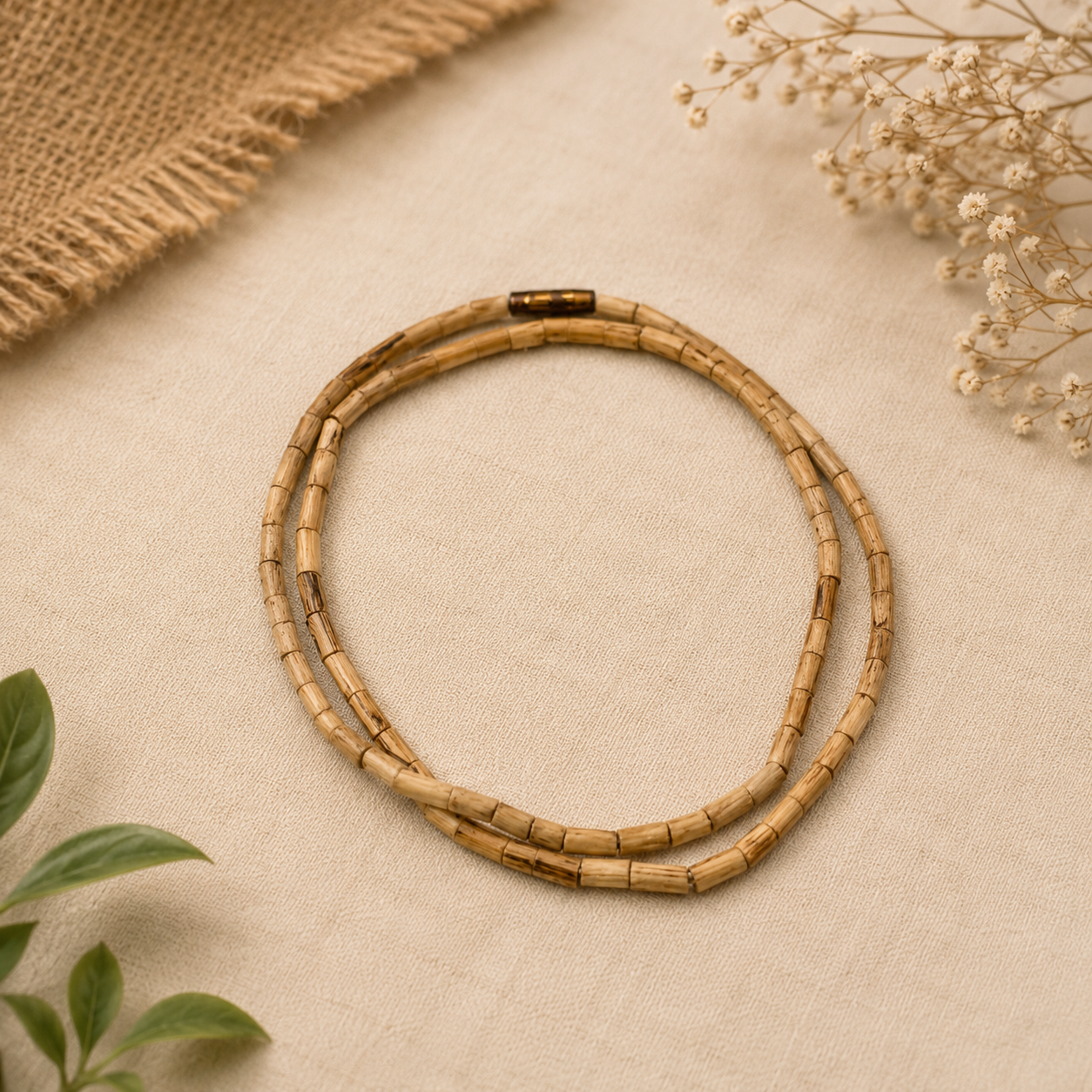 Original 2-Round Tulsi Kanthi Mala for Men & Women