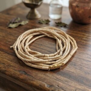 Original Multi-Layer Tulsi Kanthi Mala with Gold Barrel Lock for Men & Women