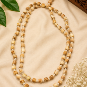 Original Hand-Knotted 2-Round Tulsi Kanthi Mala for Men & Women