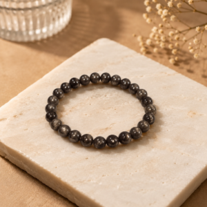 Natural Pyrite Stone Crystal Bracelet for Wealth & Confidence