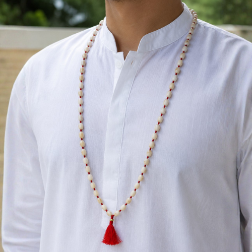 jap mala with oval beads