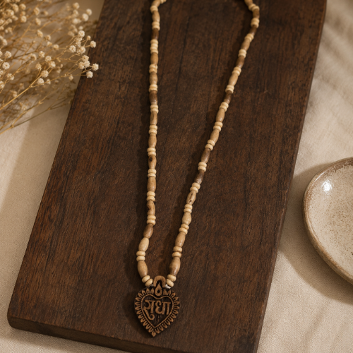 tulsi mala with radha pendant