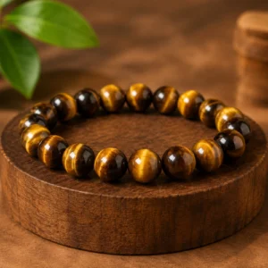 Natural Tiger Eye Bracelet for Men & Women