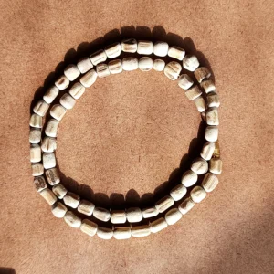 Original Tulsi 1 Round  Kanthi Mala Large Beads for Men & Women