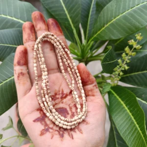 Original Tulsi 2 Round Kanthi Mala Barik Dana for Men & Women