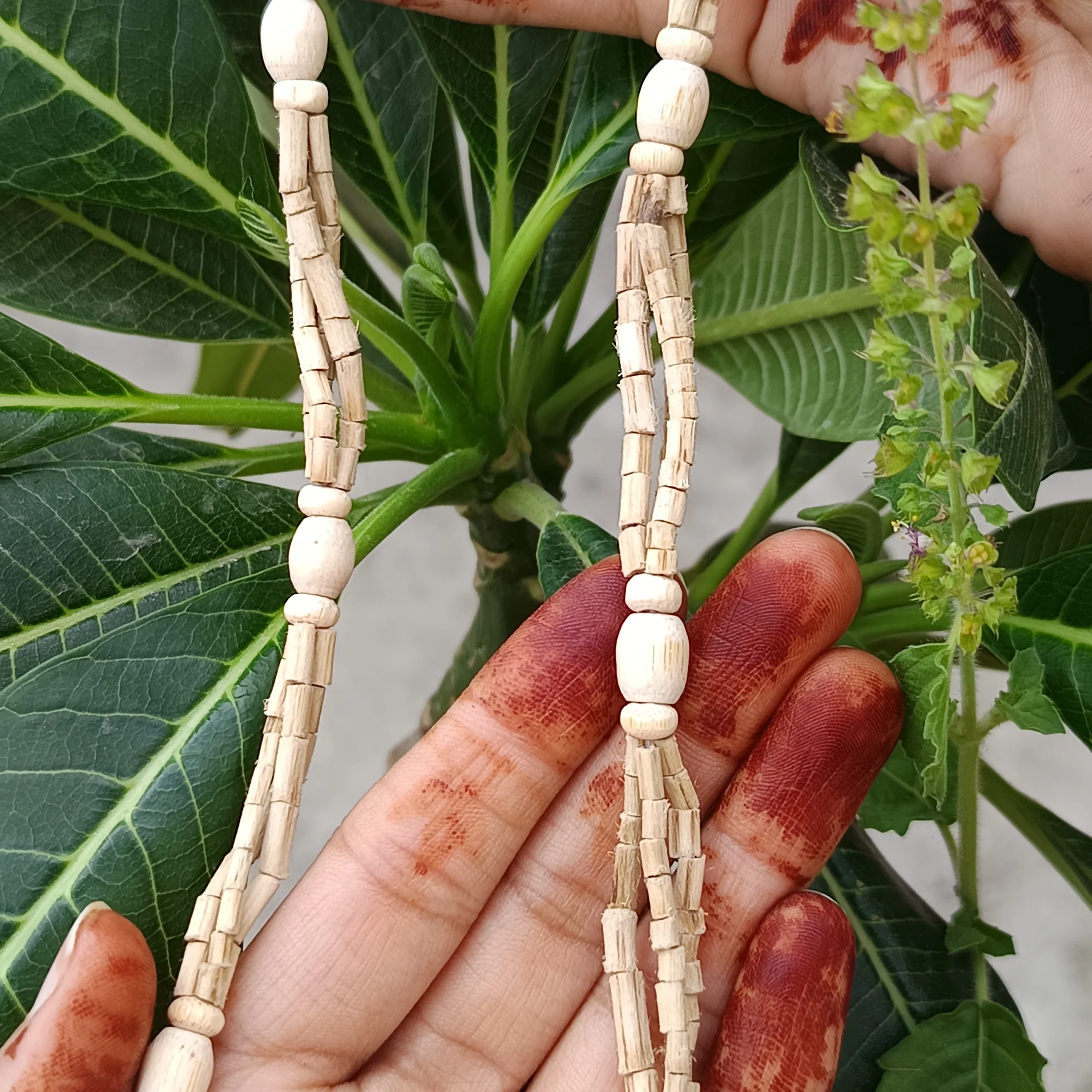 Original Tulsi 1 Round 3 in 1 Kanthi Mala for Men & Women - Image 3