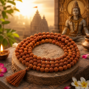 Rudraksha Mala 108 Beads Original | 5 Mukhi Rudraksha | Lab Certified | Panchmukhi Rudraksha | with Certificate | 10 mm Beads | Rudraksha Mala Original