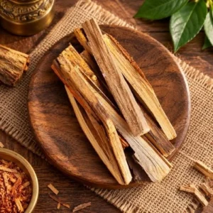 Premium Natural Sandalwood Sticks (Chandan Lakdi) - Pure Raw Wood for Pooja, Tilak Paste & Havan
