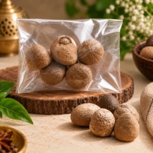 Premium Whole Nutmeg (Jaiphal) - Pure Authentic Spice for Pooja, Havan & Culinary Use