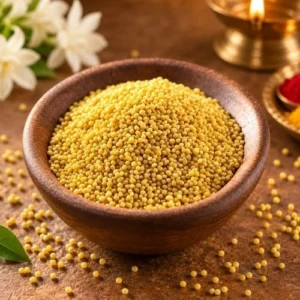 Premium Yellow Mustard Seeds (Peeli Sarson) - Sacred Grains for Pooja, Havan & Vastu Protection