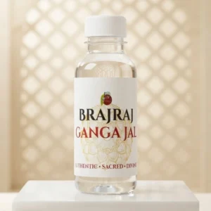 Brajraj Ganga Jal 100 ml– Authentic Holy Water for Puja, Rituals & Abhishekam | 100ml.
